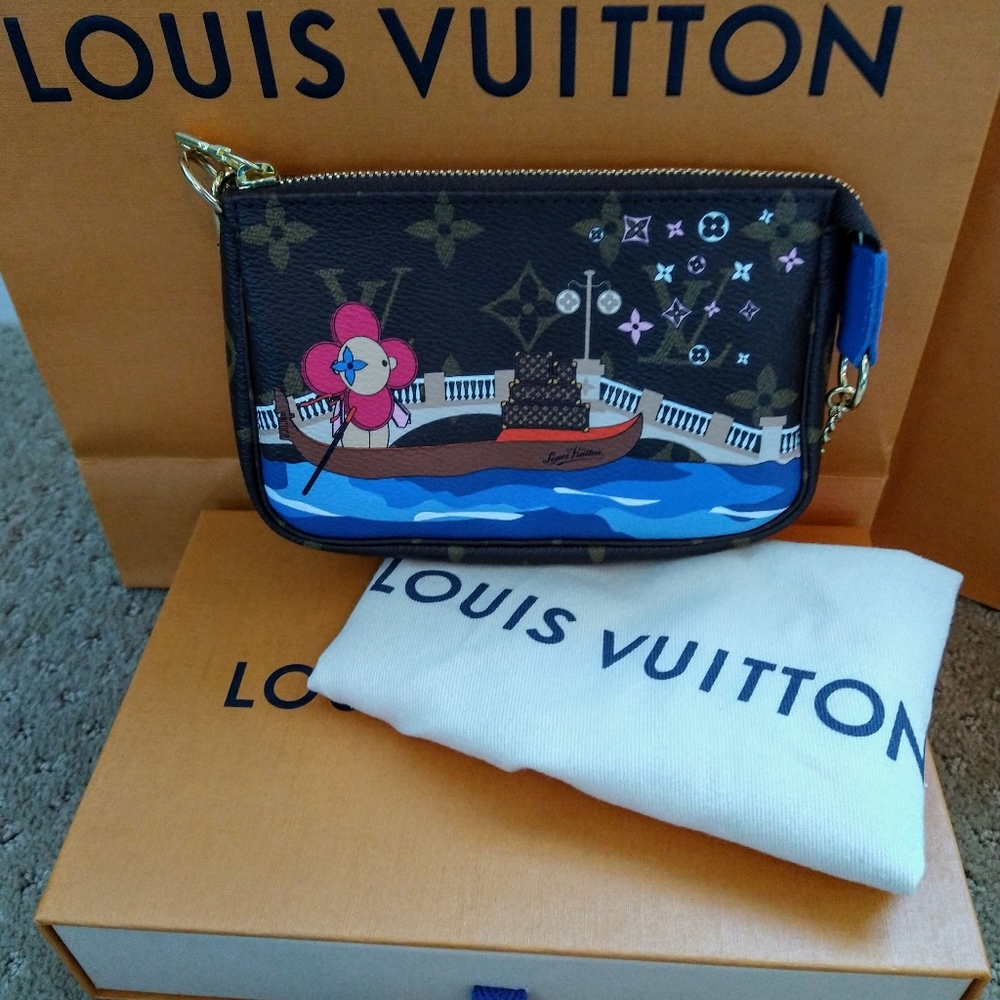 SOLD! - New Louis Vuitton Vivienne Pochette Accessories 2019 LtdEd
